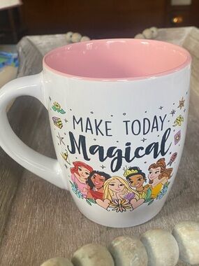 Disney/ Make Today Magical Pink-White Ceramic Mug